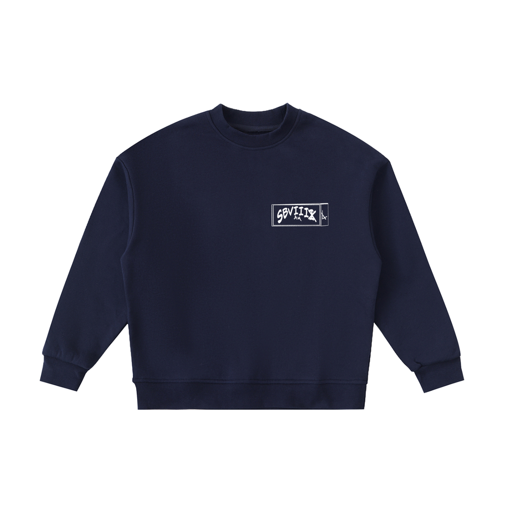 SBVIIIx The Box Essential Fleece Kids' Crewneck Sweatshirt
