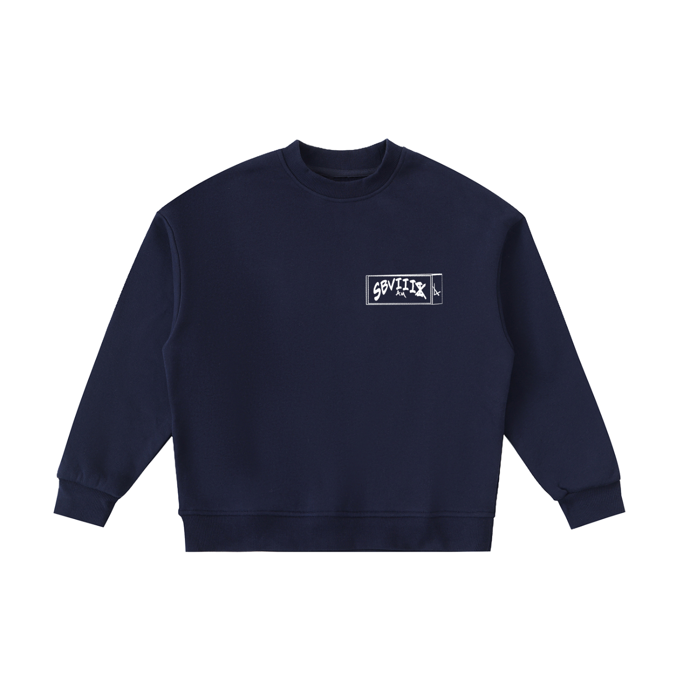 SBVIIIx The Box Essential Fleece Kids' Crewneck Sweatshirt