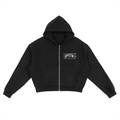 SBVIIIx Box Fleece Zip-Up Boxy Hoodie