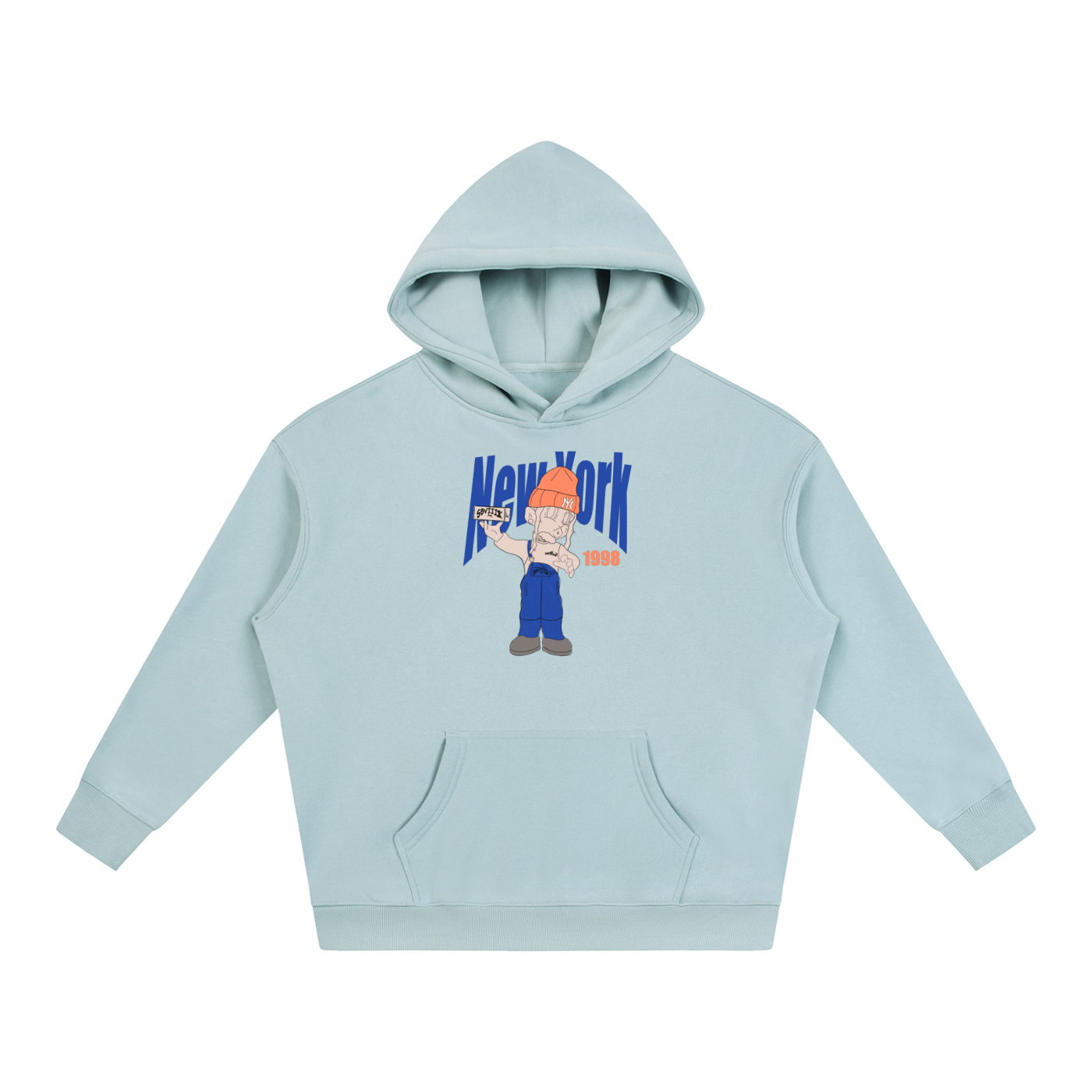 New York Drewface Fleeced Hoodie