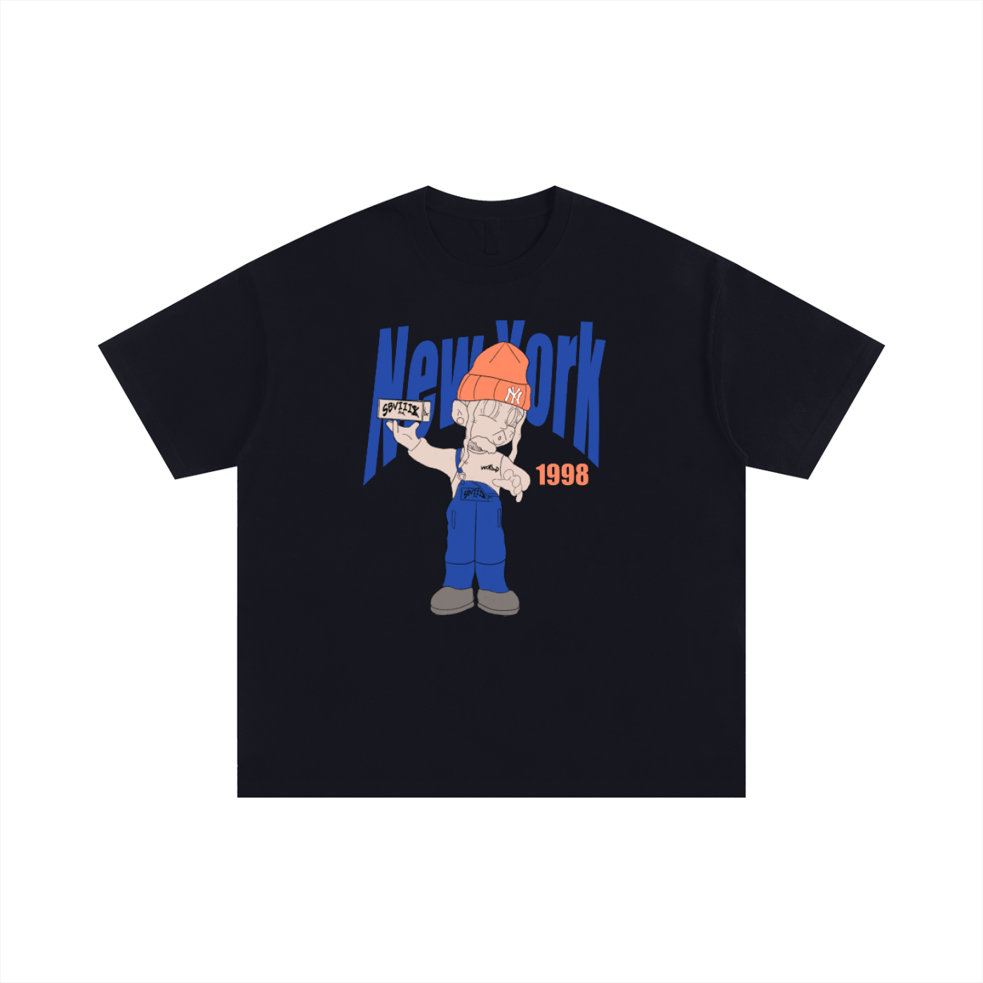 New York Drewface Unisex Oversized Cotton T-Shirt