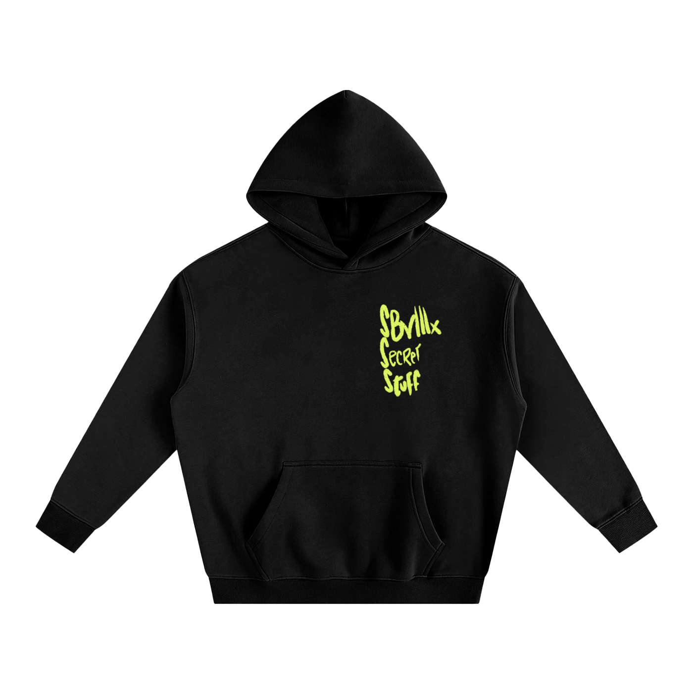 SBVIIIx Secret Stuff Oversize Fleeced Hoodie