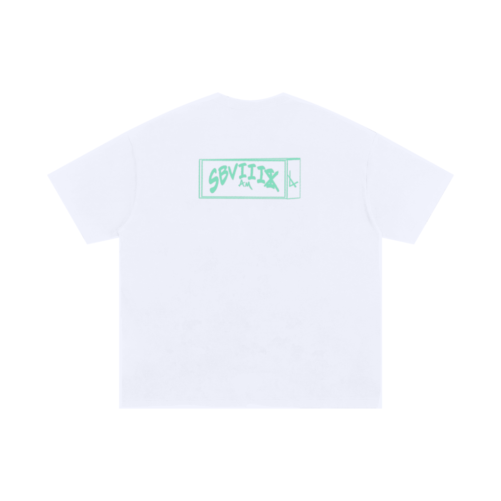 The Box SBVIIIx Green Logo Unisex Oversized Cotton T-Shirt