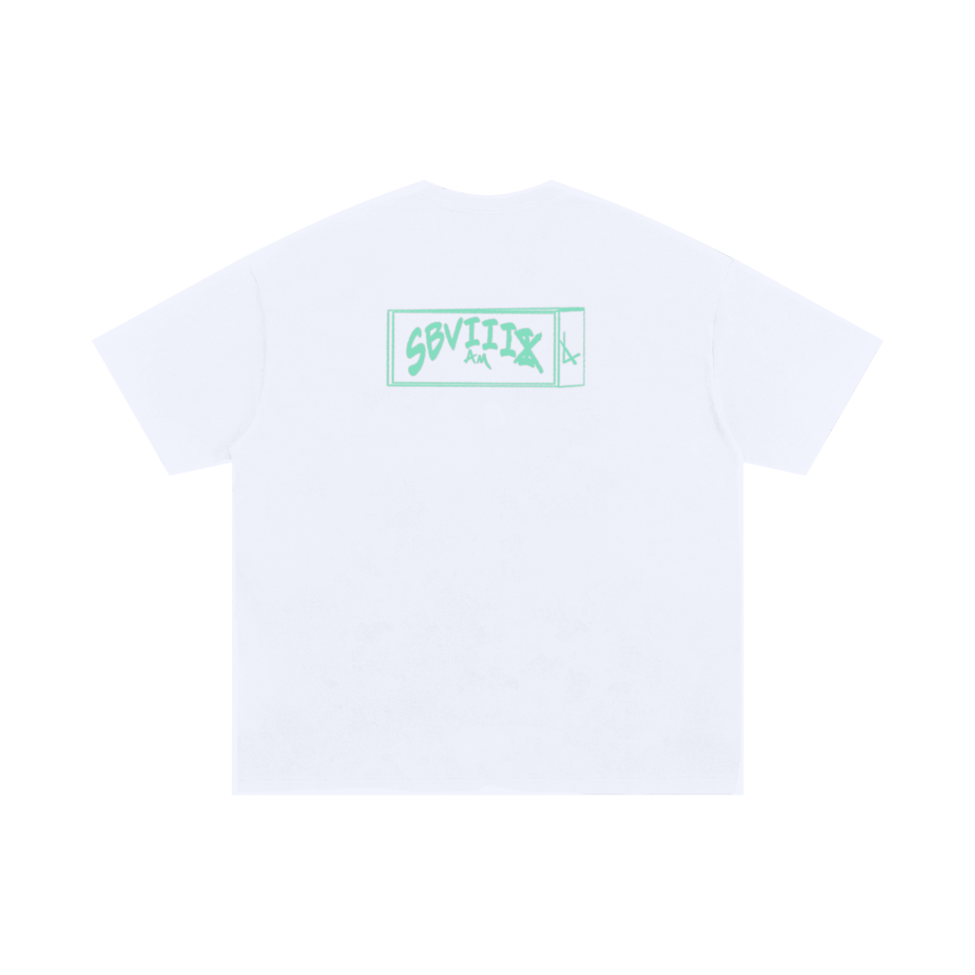 The Box SBVIIIx Green Logo Unisex Oversized Cotton T-Shirt