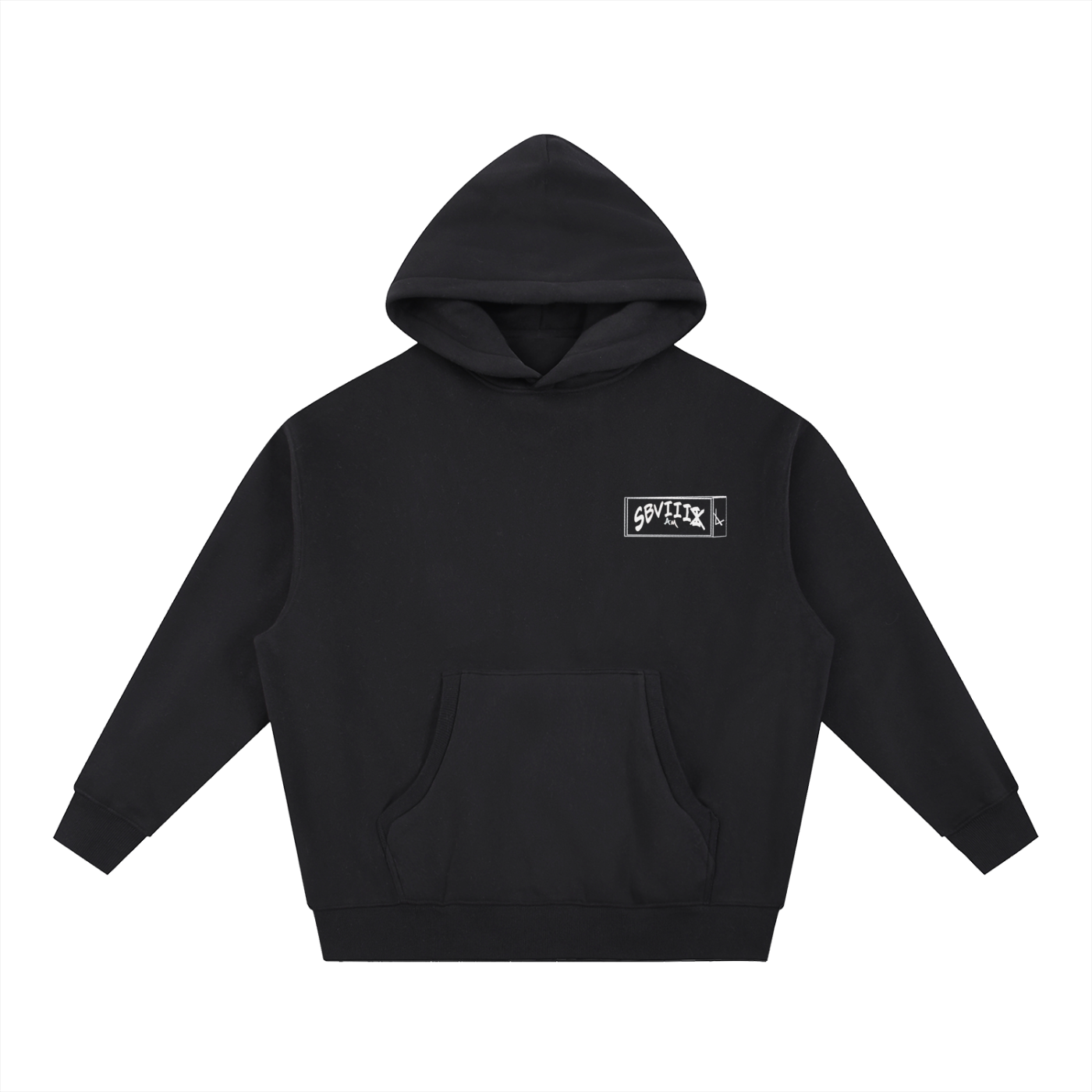 SBVIIIxW🌍R4D Essential Oversized Boxy Fit Fleece Hoodie