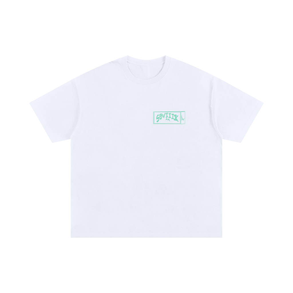 The Box SBVIIIx Green Logo Unisex Oversized Cotton T-Shirt