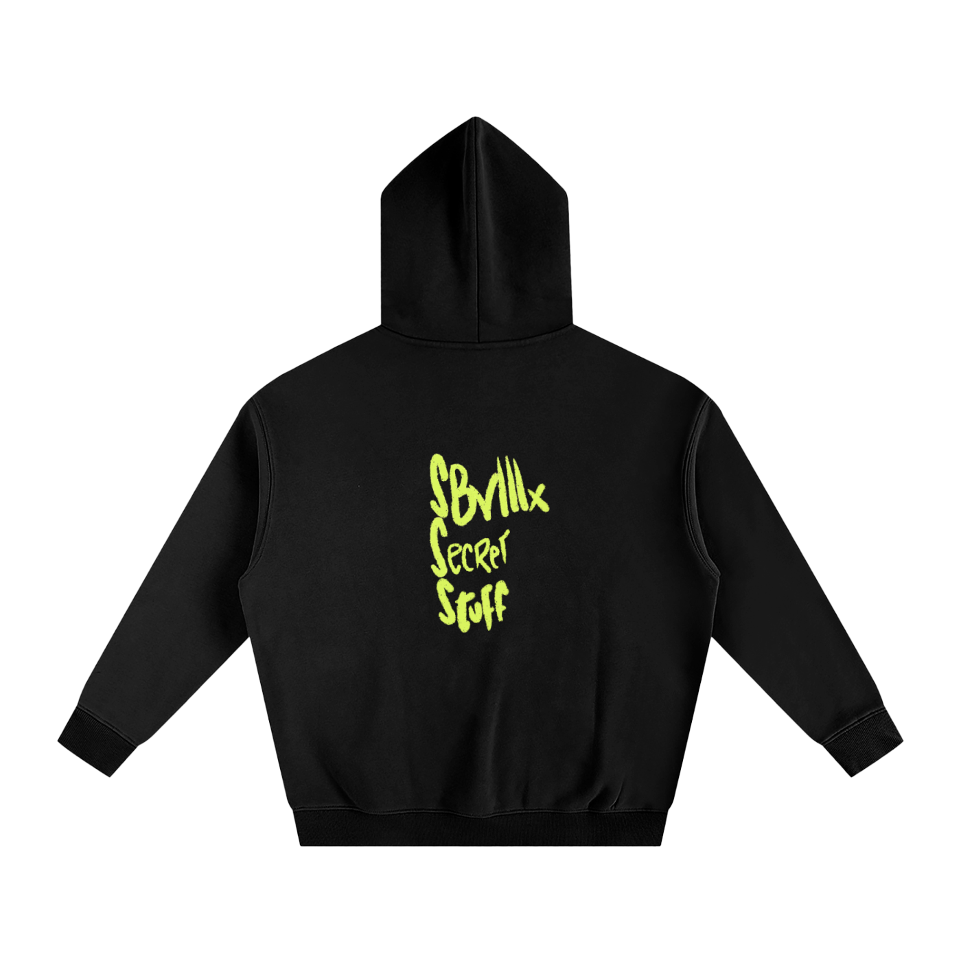SBVIIIx Secret Stuff Oversize Fleeced Hoodie